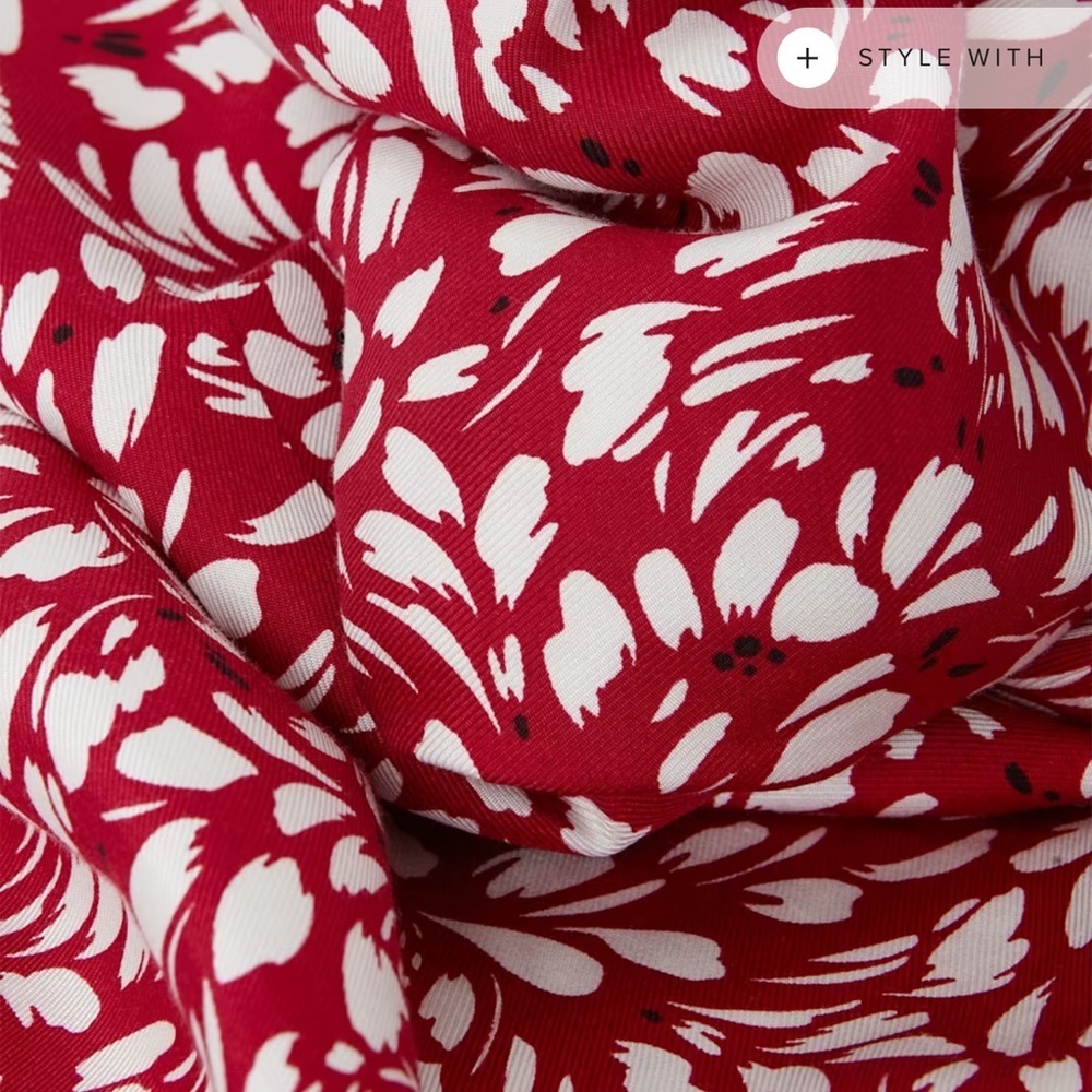 Hobbs London-NWT size 14 “Marciella” cranberry 100% viscose shirt dress. NEW! - Picture 16 of 16